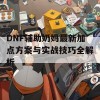 DNF辅助奶妈最新加点方案与实战技巧全解析