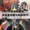 DNF85柔道刷图加点全面攻略与实战技巧分享