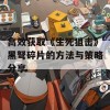 高效获取《生死狙击》黑弩碎片的方法与策略分享