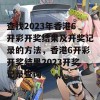 查找2023年香港6开彩开奖结果及开奖记录的方法，香港6开彩开奖结果2023开奖记录查询