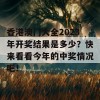 香港澳门大全2023年开奖结果是多少？快来看看今年的中奖情况吧！