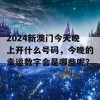 2024新澳门今天晚上开什么号码，今晚的幸运数字会是哪些呢？