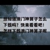 想知道澳门神算子怎么下载吗？快来看看吧！怎样下载澳门神算子呢