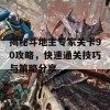 揭秘斗地主专家关卡90攻略，快速通关技巧与策略分享