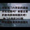 想查澳门六开彩的最新开奖结果吗？来看这里的查询表格和图片吧！ 澳门六开彩202期开奖结果查询表格图片