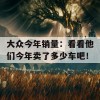 大众今年销量：看看他们今年卖了多少车吧！