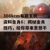 308kcm每期玄机资料金肖6：揭秘金肖技巧，给你带来意想不到的收获！