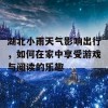 湖北小雨天气影响出行，如何在家中享受游戏与阅读的乐趣