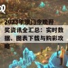 2023年澳门今晚开奖资讯全汇总：实时数据、图表下载与购彩攻略