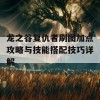 龙之谷复仇者刷图加点攻略与技能搭配技巧详解