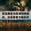 2023年香港今晚开奖结果查询直播视频回放，快来看看今晚的开奖结果和精彩片段！