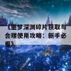 《噩梦深渊碎片获取与合理使用攻略：新手必看》