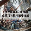 《神界原罪2召唤师加点技巧与战斗策略详解》