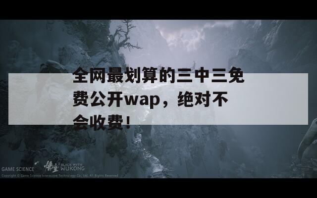 全网最划算的三中三免费公开wap，绝对不会收费！