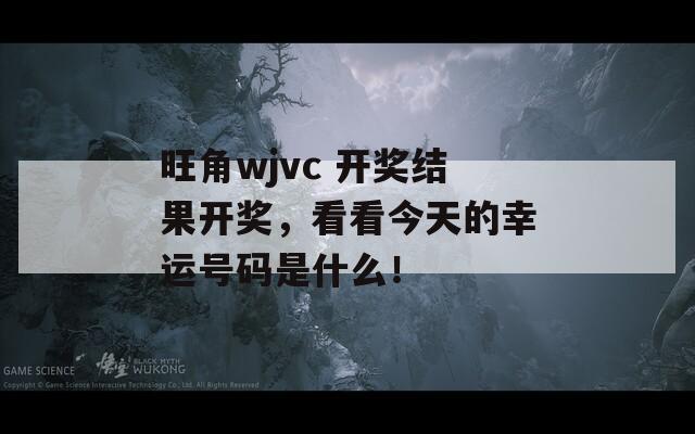 旺角wjvc 开奖结果开奖，看看今天的幸运号码是什么！