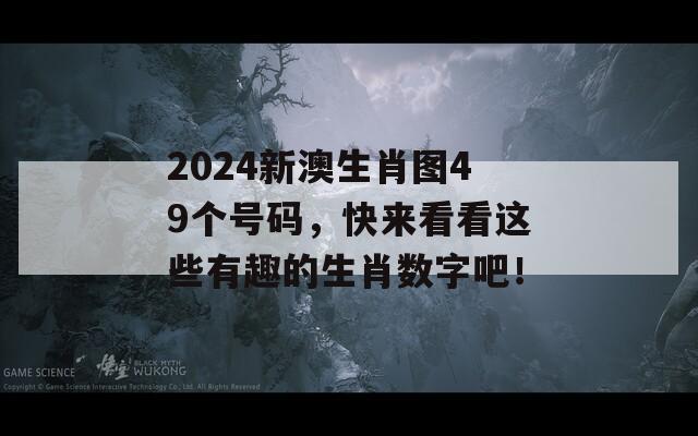 2024新澳生肖图49个号码，快来看看这些有趣的生肖数字吧！