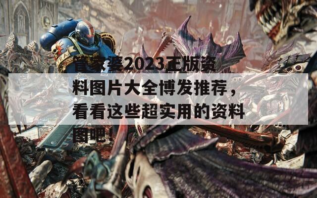 管家婆2023正版资料图片大全博发推荐，看看这些超实用的资料图吧！