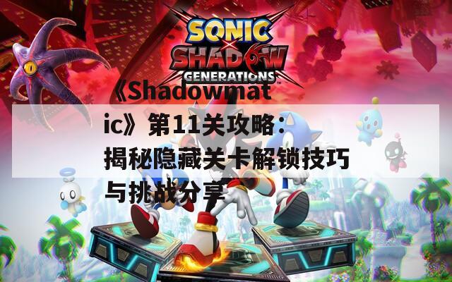 《Shadowmatic》第11关攻略：揭秘隐藏关卡解锁技巧与挑战分享