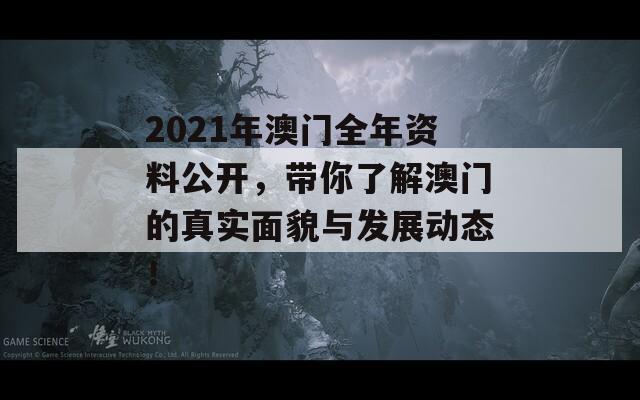 2021年澳门全年资料公开，带你了解澳门的真实面貌与发展动态！