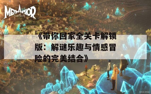 《带你回家全关卡解锁版：解谜乐趣与情感冒险的完美结合》