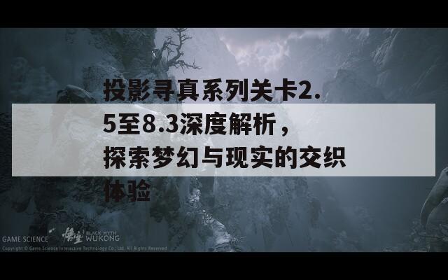 投影寻真系列关卡2.5至8.3深度解析，探索梦幻与现实的交织体验